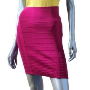 Rock & Republic sexy form fitting fuchsia bandage skirt XS